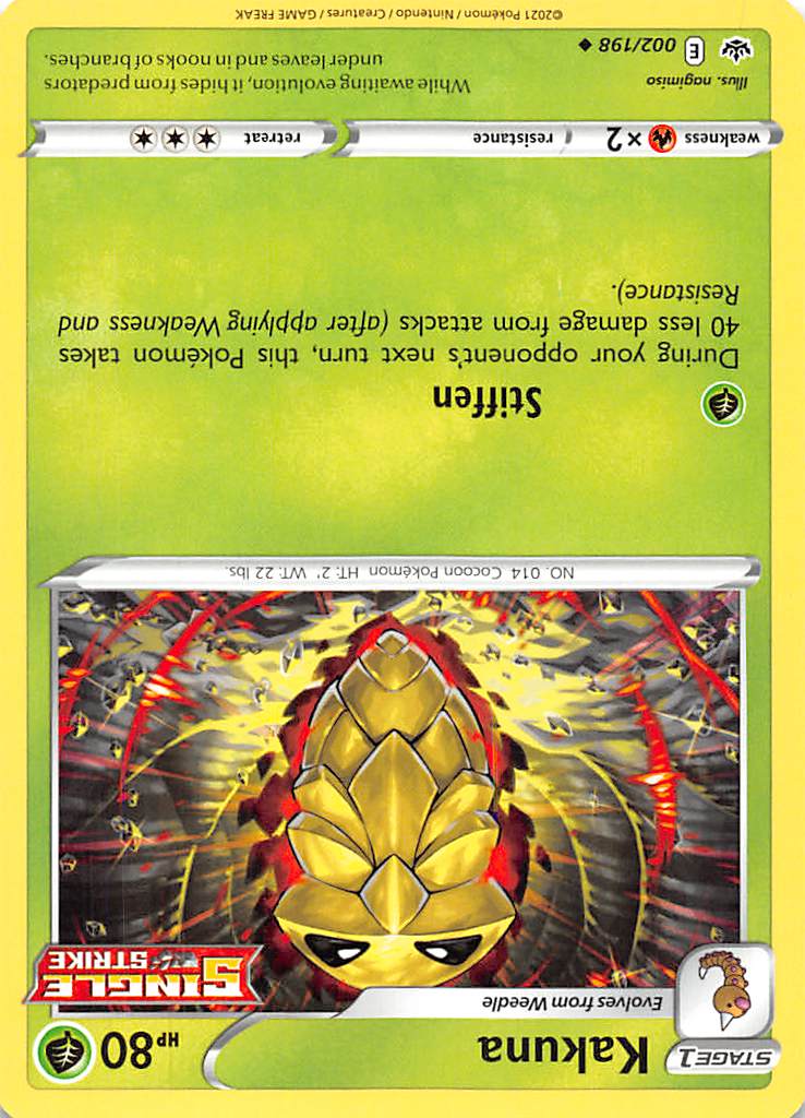 Kakuna (002/198) [Sword & Shield: Chilling Reign] | Eastridge Sports Cards & Games