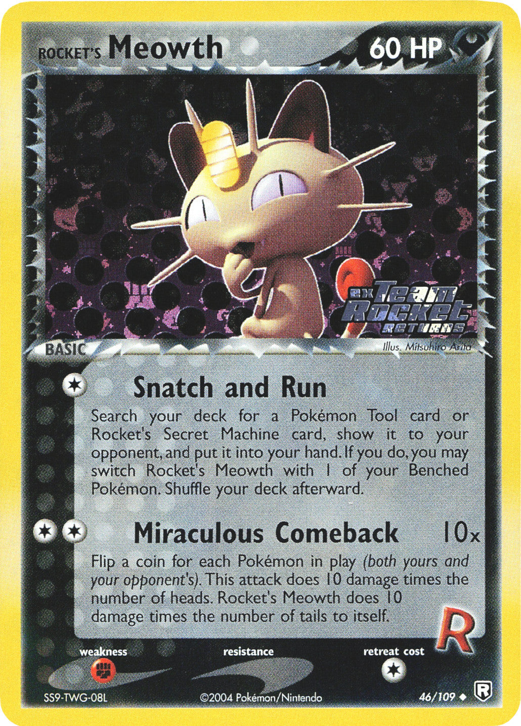 Rocket's Meowth (46/109) (Stamped) [EX: Team Rocket Returns] | Eastridge Sports Cards & Games