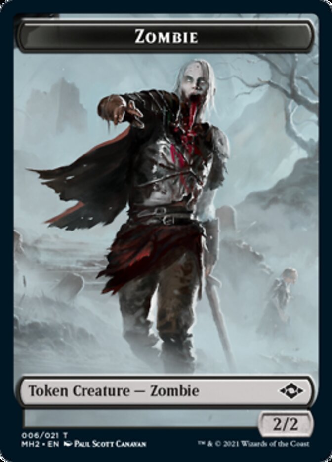 Zombie Token [Modern Horizons 2 Tokens] | Eastridge Sports Cards & Games