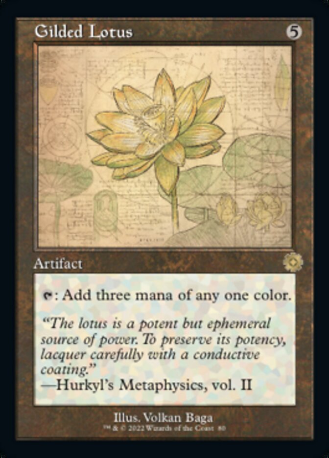 Gilded Lotus (Retro Schematic) [The Brothers' War Retro Artifacts] | Eastridge Sports Cards & Games