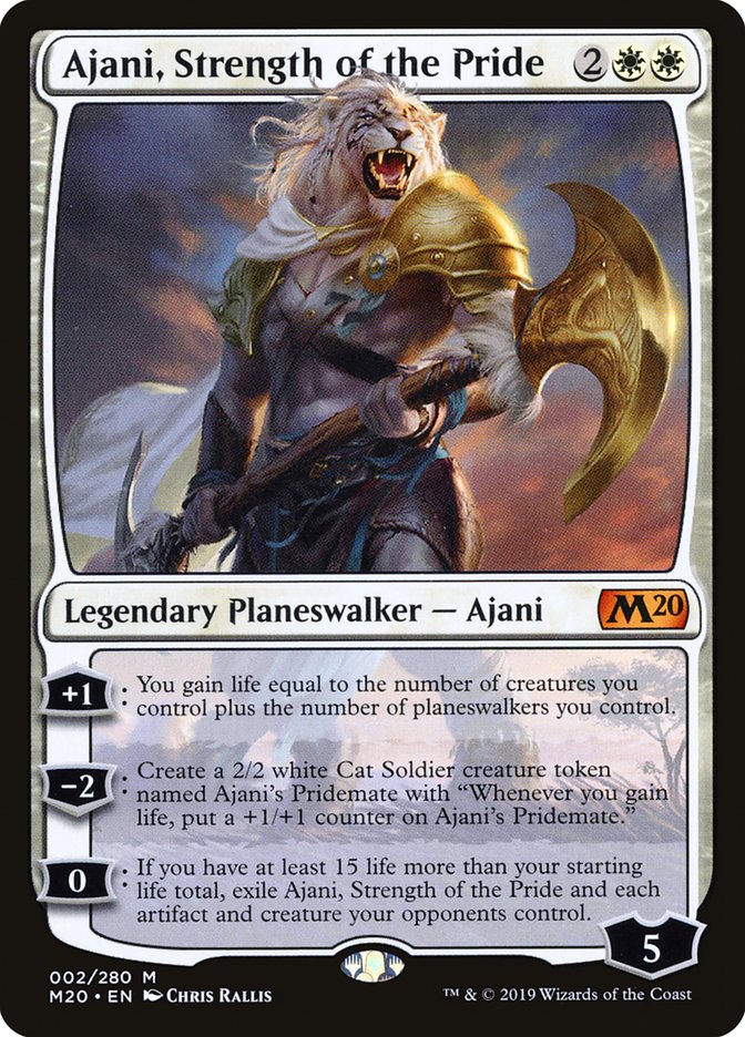 Ajani, Strength of the Pride [Core Set 2020] | Eastridge Sports Cards & Games