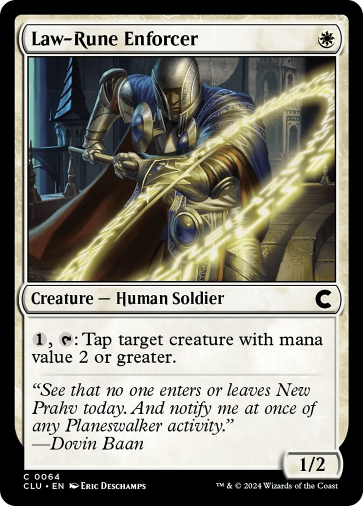 Law-Rune Enforcer [Ravnica: Clue Edition] | Eastridge Sports Cards & Games