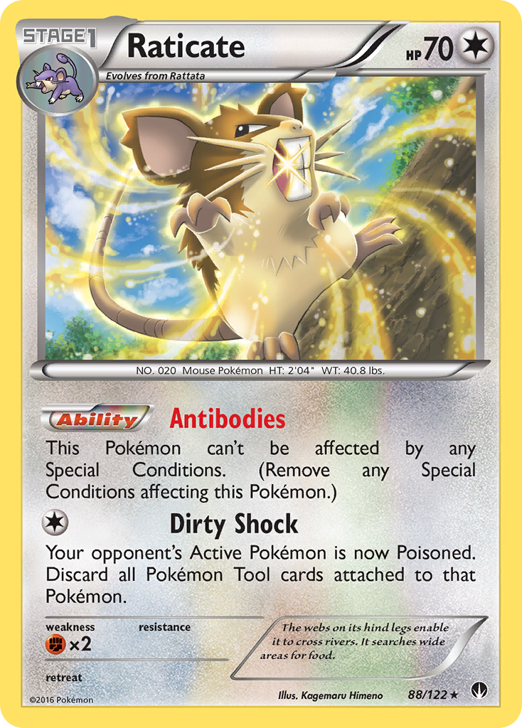 Raticate (88/122) [XY: BREAKpoint] | Eastridge Sports Cards & Games