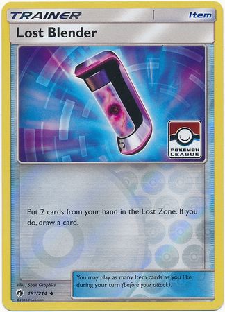 Lost Blender (181/214) (League Promo) [Sun & Moon: Lost Thunder] | Eastridge Sports Cards & Games