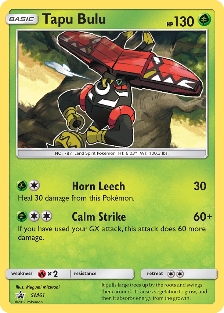 Tapu Bulu (SM61) [Sun & Moon: Black Star Promos] | Eastridge Sports Cards & Games