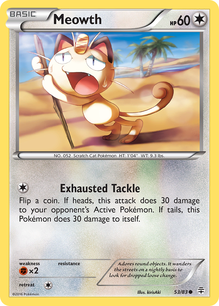 Meowth (53/83) [XY: Generations] | Eastridge Sports Cards & Games