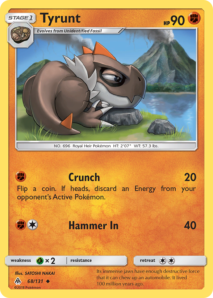 Tyrunt (68/131) [Sun & Moon: Forbidden Light] | Eastridge Sports Cards & Games