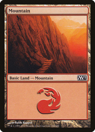Mountain (244) [Magic 2012] | Eastridge Sports Cards & Games