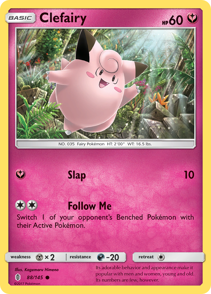 Clefairy (88/145) [Sun & Moon: Guardians Rising] | Eastridge Sports Cards & Games