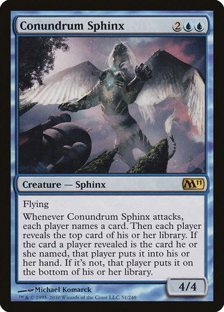 Conundrum Sphinx [Magic 2011] | Eastridge Sports Cards & Games