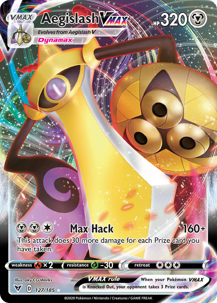 Aegislash VMAX (127/185) [Sword & Shield: Vivid Voltage] | Eastridge Sports Cards & Games