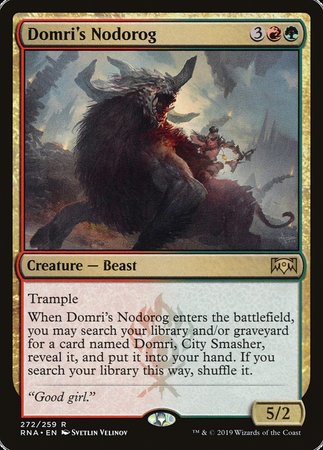 Domri's Nodorog [Ravnica Allegiance] | Eastridge Sports Cards & Games