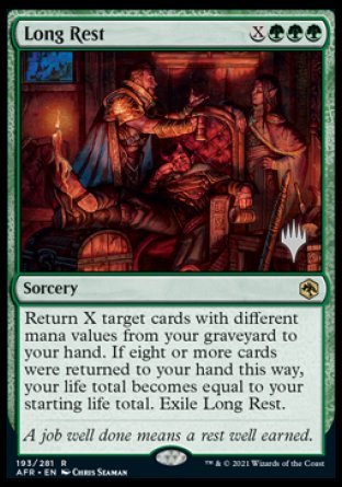 Long Rest (Promo Pack) [Dungeons & Dragons: Adventures in the Forgotten Realms Promos] | Eastridge Sports Cards & Games