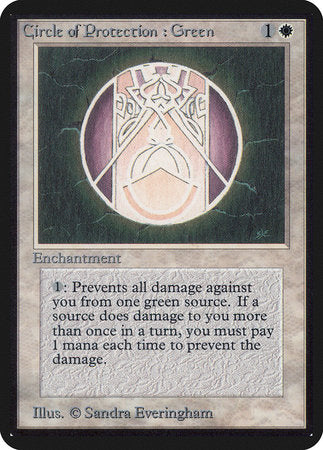 Circle of Protection: Green [Limited Edition Alpha] | Eastridge Sports Cards & Games