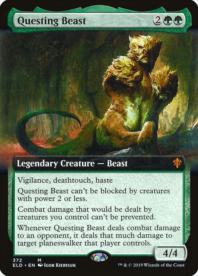 Questing Beast (Extended Art) [Throne of Eldraine] | Eastridge Sports Cards & Games