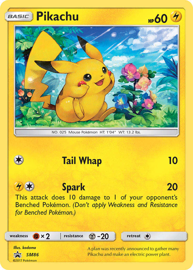 Pikachu (SM86) [Sun & Moon: Black Star Promos] | Eastridge Sports Cards & Games