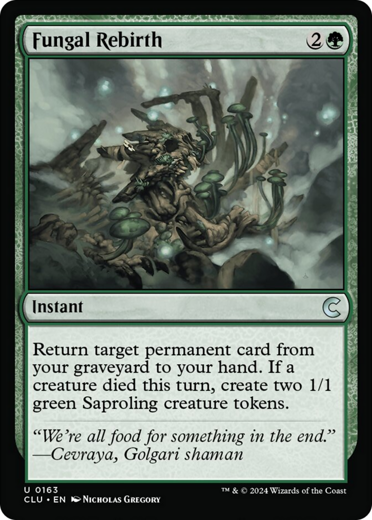 Fungal Rebirth [Ravnica: Clue Edition] | Eastridge Sports Cards & Games