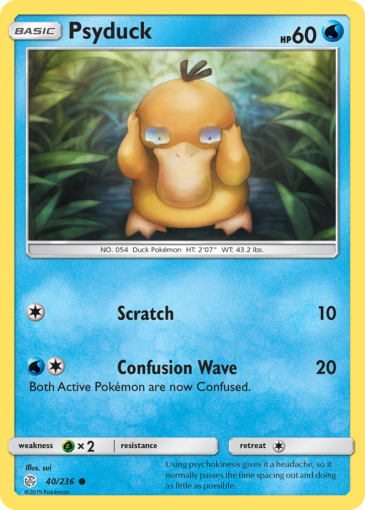 Psyduck (40/236) [Sun & Moon: Cosmic Eclipse] | Eastridge Sports Cards & Games