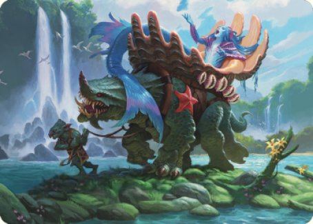Vodalian Mindsinger Art Card [Dominaria United Art Series] | Eastridge Sports Cards & Games