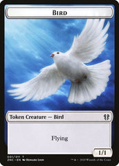 Bird // Kor Ally Double-sided Token [Zendikar Rising Commander Tokens] | Eastridge Sports Cards & Games