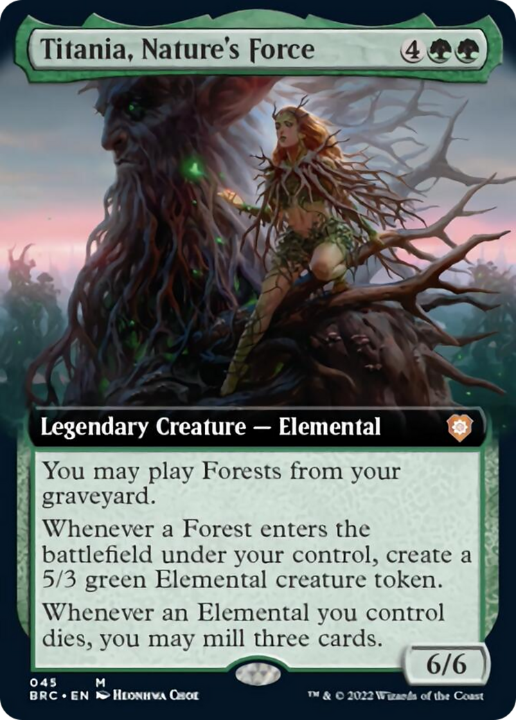 Titania, Nature's Force (Extended Art) [The Brothers' War Commander] | Eastridge Sports Cards & Games