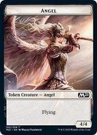 Angel // Cat (011) Double-sided Token [Core Set 2021 Tokens] | Eastridge Sports Cards & Games