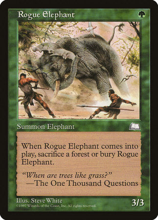 Rogue Elephant [Weatherlight] | Eastridge Sports Cards & Games