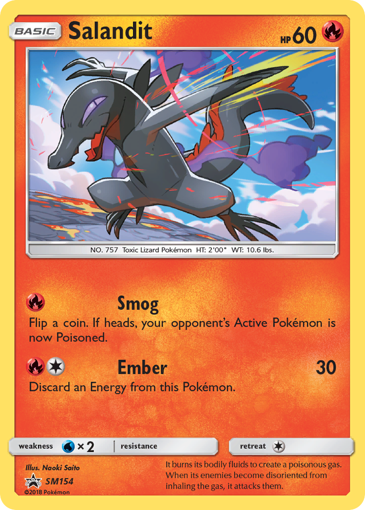 Salandit (SM154) [Sun & Moon: Black Star Promos] | Eastridge Sports Cards & Games