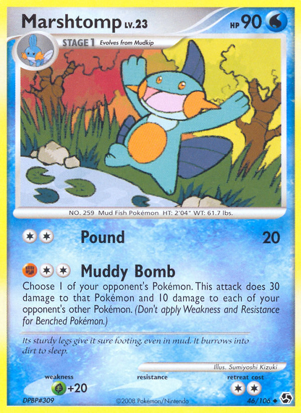 Marshtomp (46/106) [Diamond & Pearl: Great Encounters] | Eastridge Sports Cards & Games