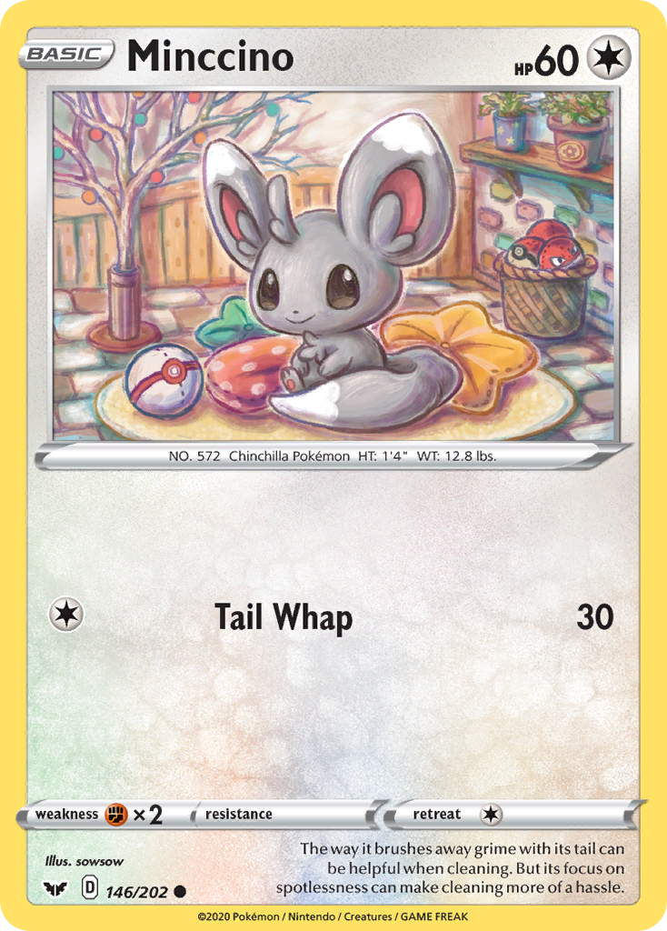 Minccino (146/202) [Sword & Shield: Base Set] | Eastridge Sports Cards & Games