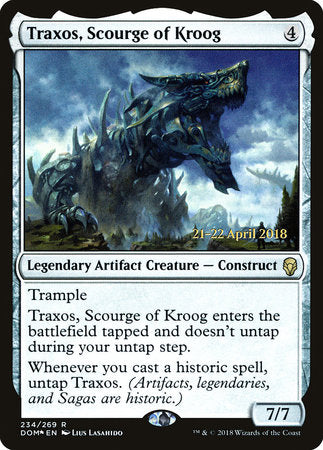 Traxos, Scourge of Kroog [Dominaria Promos] | Eastridge Sports Cards & Games