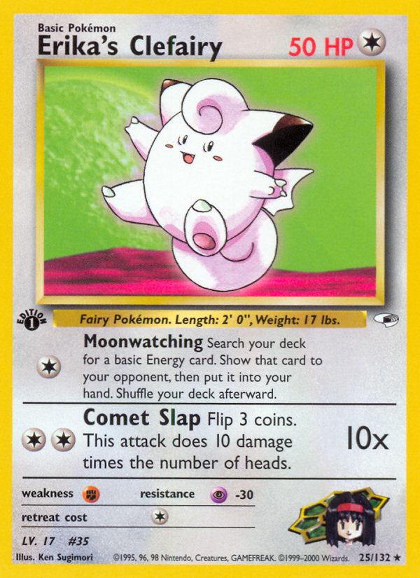 Erika's Clefairy (25/132) [Gym Heroes 1st Edition] | Eastridge Sports Cards & Games