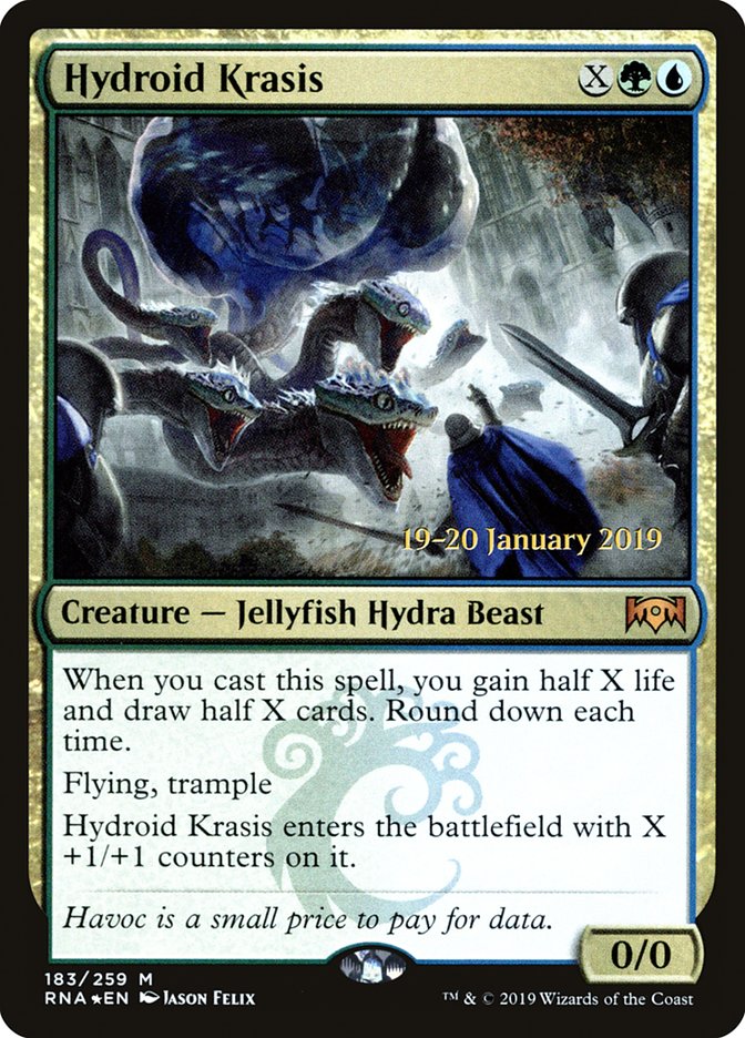 Hydroid Krasis [Ravnica Allegiance Prerelease Promos] | Eastridge Sports Cards & Games