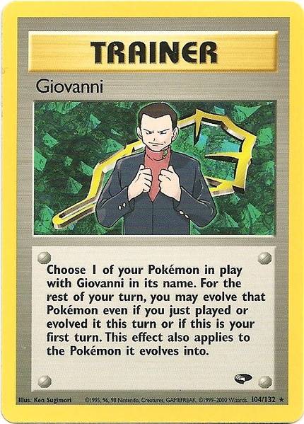 Giovanni (104/132) [Gym Challenge Unlimited] | Eastridge Sports Cards & Games