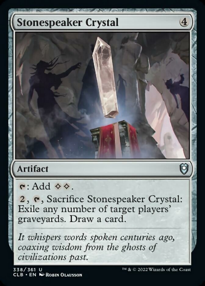 Stonespeaker Crystal [Commander Legends: Battle for Baldur's Gate] | Eastridge Sports Cards & Games