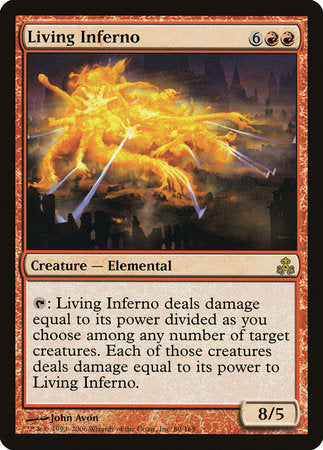 Living Inferno [Guildpact] | Eastridge Sports Cards & Games