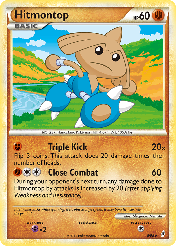 Hitmontop (8/95) [HeartGold & SoulSilver: Call of Legends] | Eastridge Sports Cards & Games