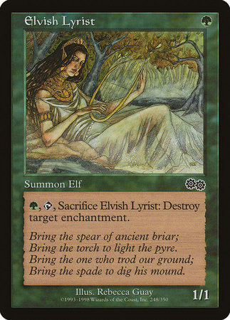 Elvish Lyrist [Urza's Saga] | Eastridge Sports Cards & Games