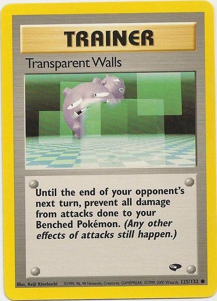 Transparent Walls (125/132) [Gym Challenge Unlimited] | Eastridge Sports Cards & Games