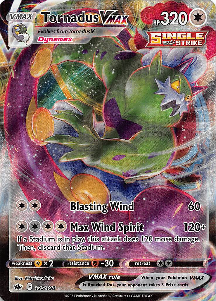 Tornadus VMAX (125/198) [Sword & Shield: Chilling Reign] | Eastridge Sports Cards & Games