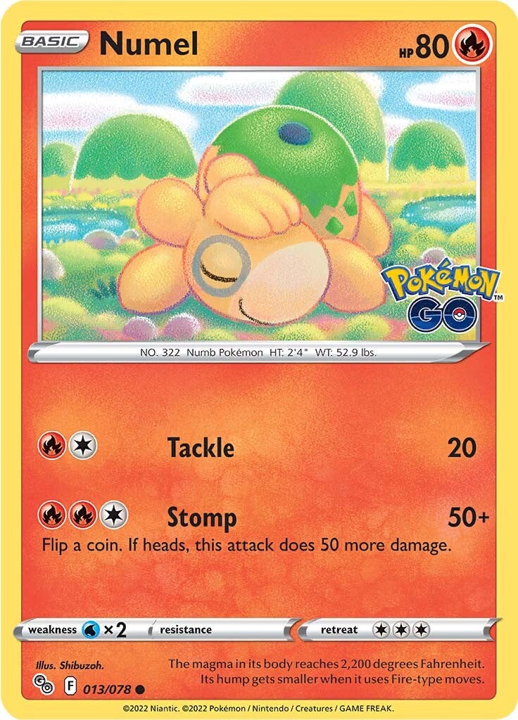 Numel (013/078) [Pokémon GO] | Eastridge Sports Cards & Games