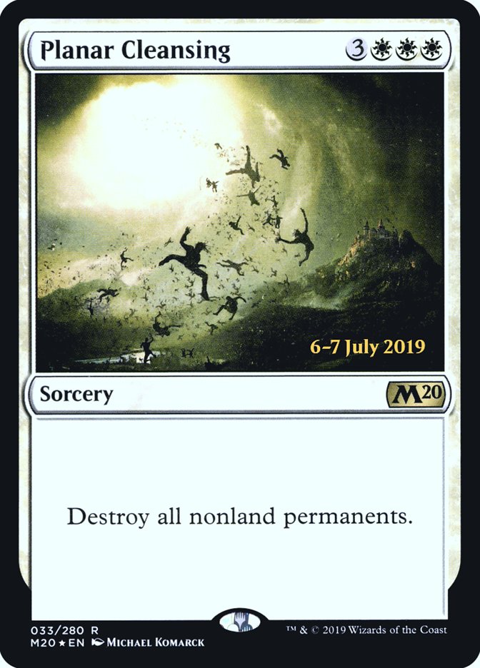 Planar Cleansing  [Core Set 2020 Prerelease Promos] | Eastridge Sports Cards & Games