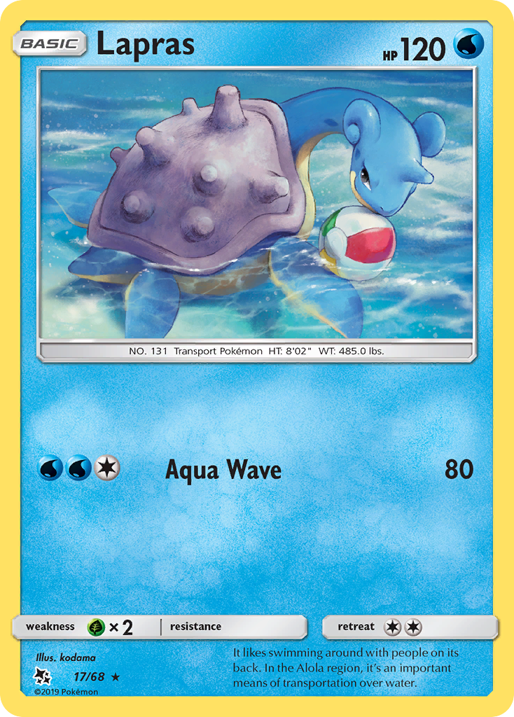 Lapras (17/68) [Sun & Moon: Hidden Fates] | Eastridge Sports Cards & Games