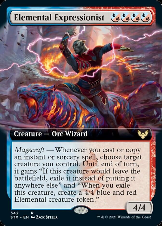 Elemental Expressionist (Extended) [Strixhaven: School of Mages] | Eastridge Sports Cards & Games