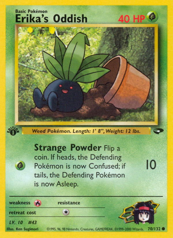 Erika's Oddish (70/132) [Gym Challenge 1st Edition] | Eastridge Sports Cards & Games