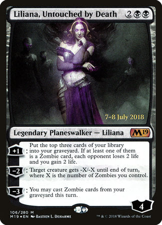 Liliana, Untouched by Death [Core Set 2019 Promos] | Eastridge Sports Cards & Games