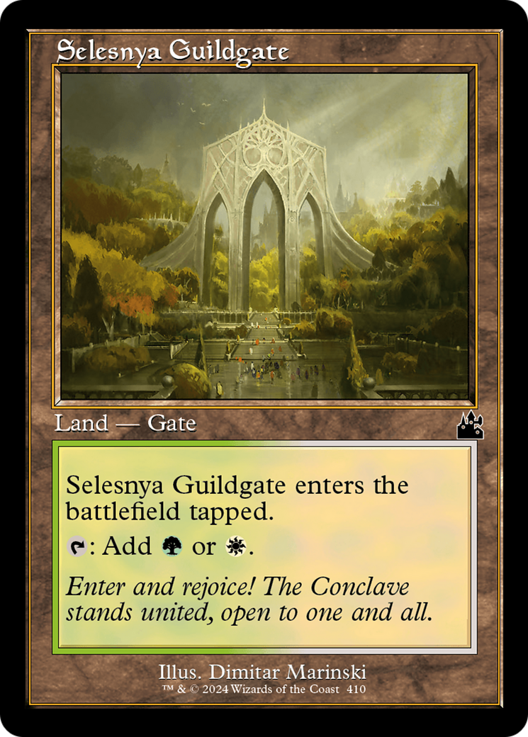 Selesnya Guildgate (Retro Frame) [Ravnica Remastered] | Eastridge Sports Cards & Games