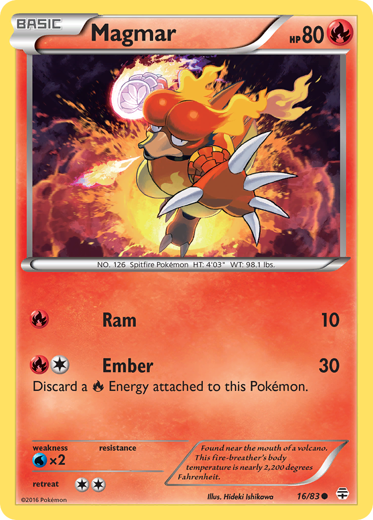 Magmar (16/83) [XY: Generations] | Eastridge Sports Cards & Games