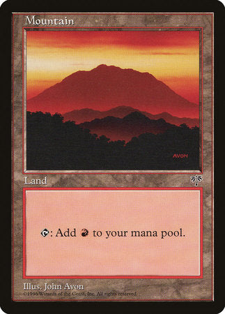 Mountain (Red) [Mirage] | Eastridge Sports Cards & Games