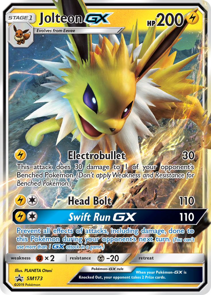 Jolteon GX (SM173) [Sun & Moon: Black Star Promos] | Eastridge Sports Cards & Games